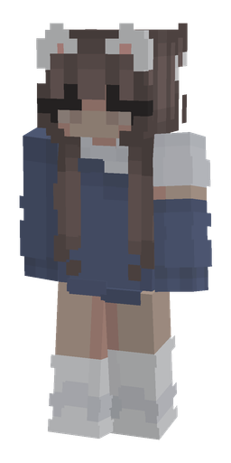 Blue skin: body, front render
