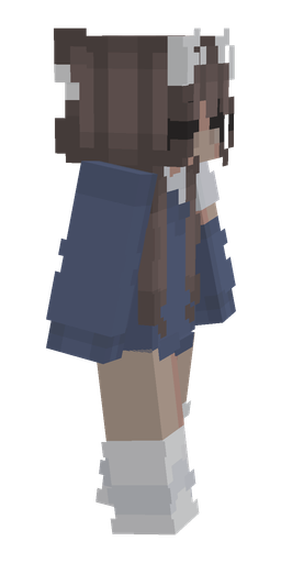 Blue skin: body, right side render