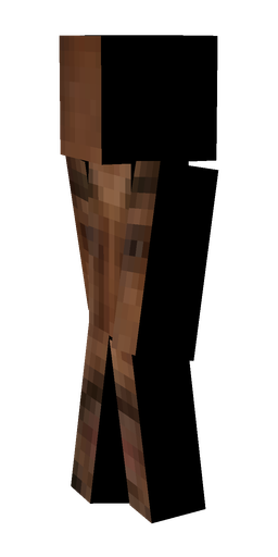 Black skin: body, left side render