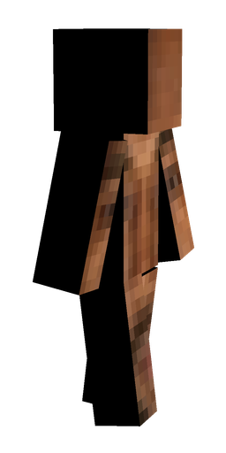 Black skin: body, right side render