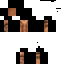 Black skin: raw texture render