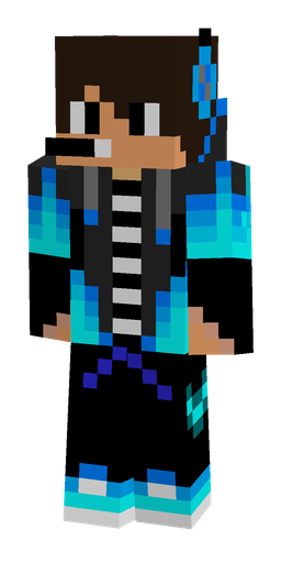 Black skin: body, front render