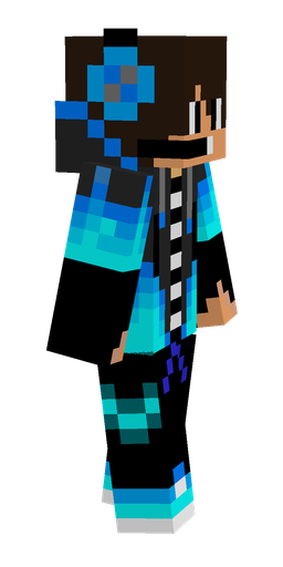 Black skin: body, right side render