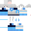 Blue skin: raw texture render