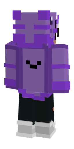 Black skin: body, back render