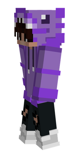 Black skin: body, left side render