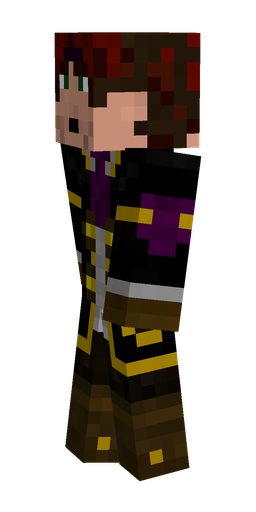 Black skin: body, left side render