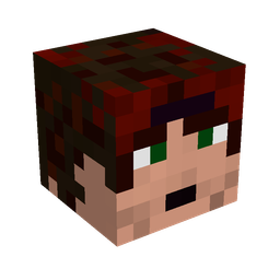 Black skin: head render