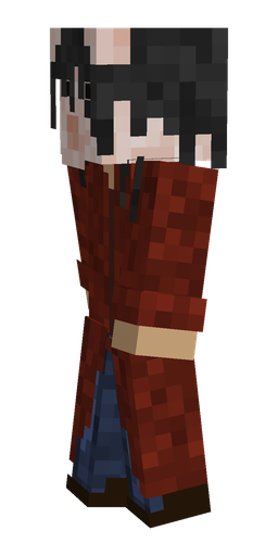 Black skin: body, left side render