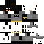 Black skin: raw texture render
