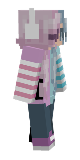 Blue skin: body, right side render
