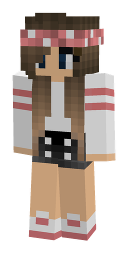 Brown skin: body, front render