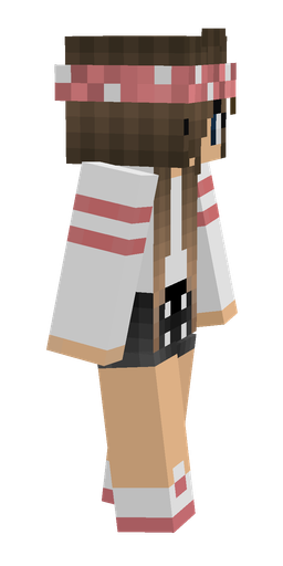 Brown skin: body, right side render