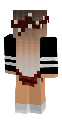 Black skin: body, back render