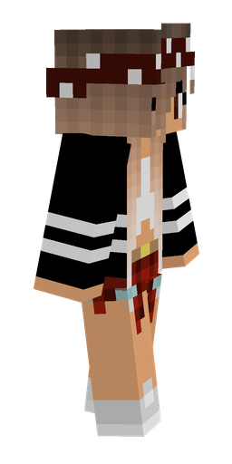 Black skin: body, right side render