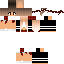 Black skin: raw texture render