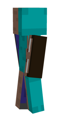 Black skin: body, left side render