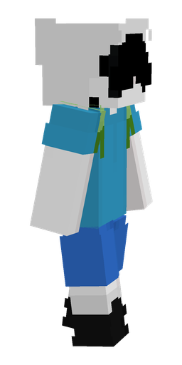 Black skin: body, right side render