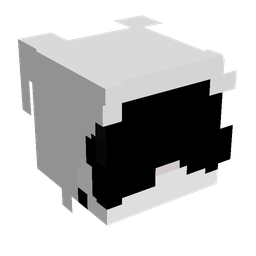 Black skin: head render