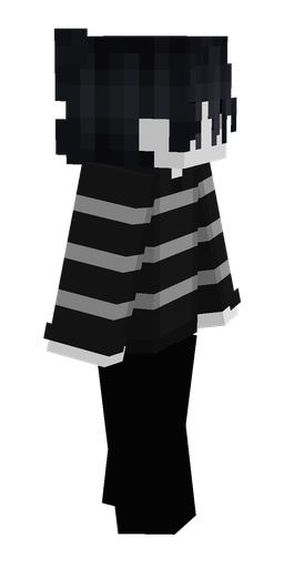 Black skin: body, right side render