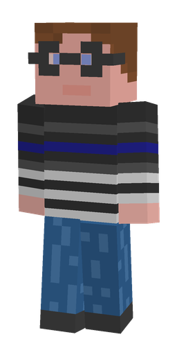 Black skin: body, front render