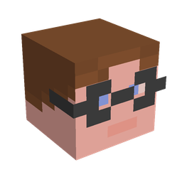 Black skin: head render