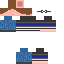 Black skin: raw texture render