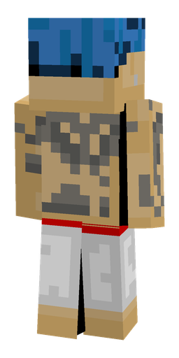 Gray skin: body, back render