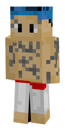 Gray skin: body, front render