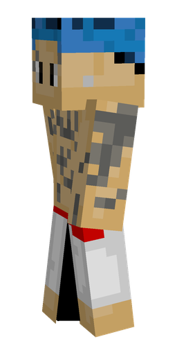 Gray skin: body, left side render