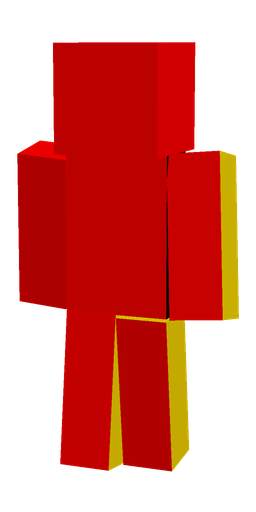 Classic skin: body, back render
