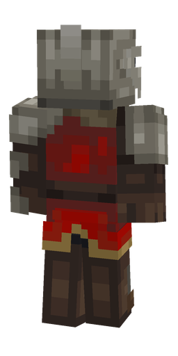 Brown skin: body, back render