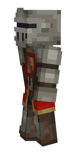 Brown skin: body, left side render