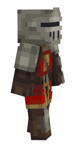 Brown skin: body, right side render