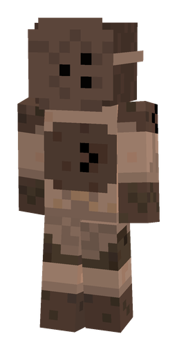 Brown skin: body, front render