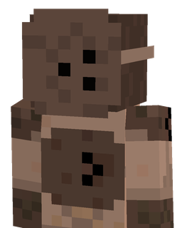 Brown skin: bust render