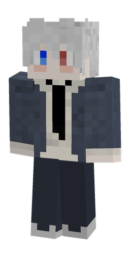 Blue skin: body, front render