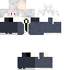 Blue skin: raw texture render