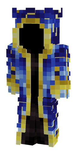 Blue skin: body, front render