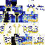 Blue skin: raw texture render