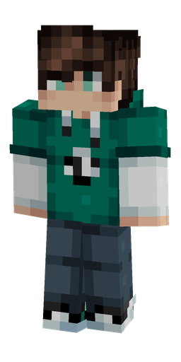 Blue skin: body, front render