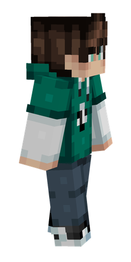 Blue skin: body, right side render