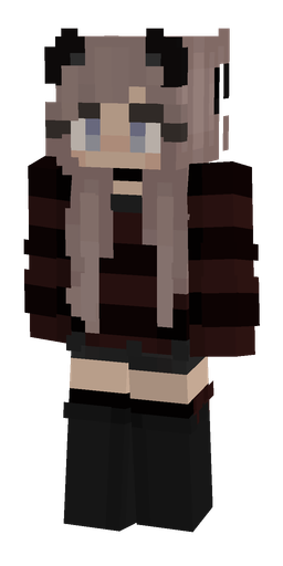 Black skin: body, front render