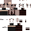 Black skin: raw texture render