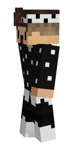 Black skin: body, left side render