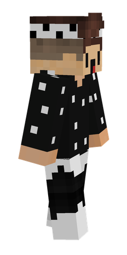 Black skin: body, right side render