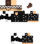 Black skin: raw texture render