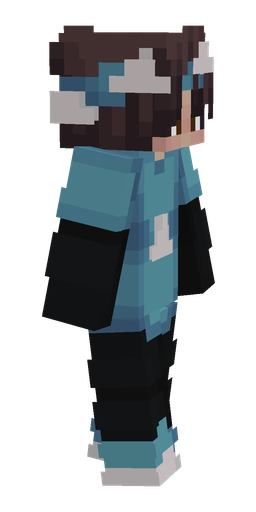 Black skin: body, right side render