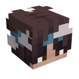 Black skin: head render