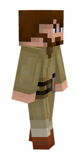 Brown skin: body, right side render